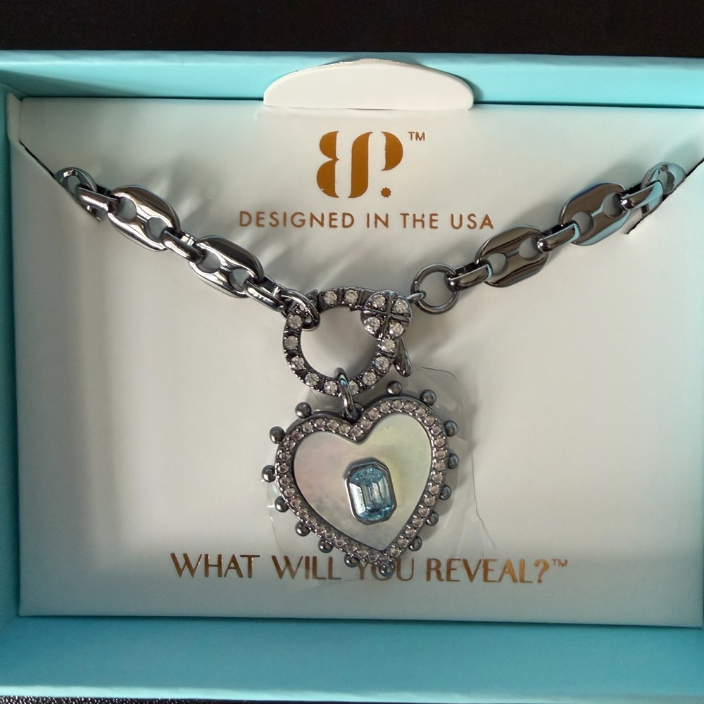 Bomb Party March Heart Necklace